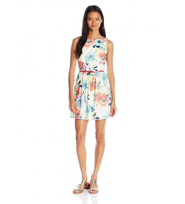 Speechless Juniors Sleeveless Floral Print