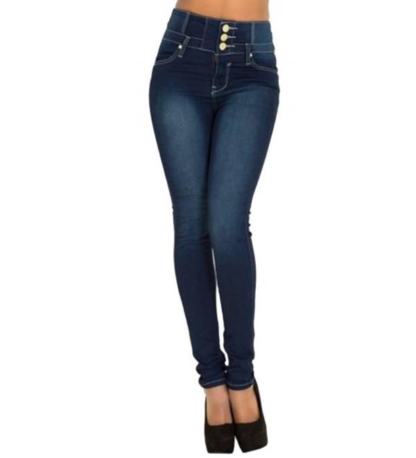 Women's Juniors High Rise Irresistible Jegging Pull-on Stretch Skinny ...