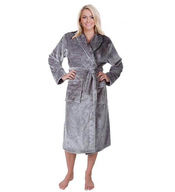 Hot Feet Grey Robes Womens