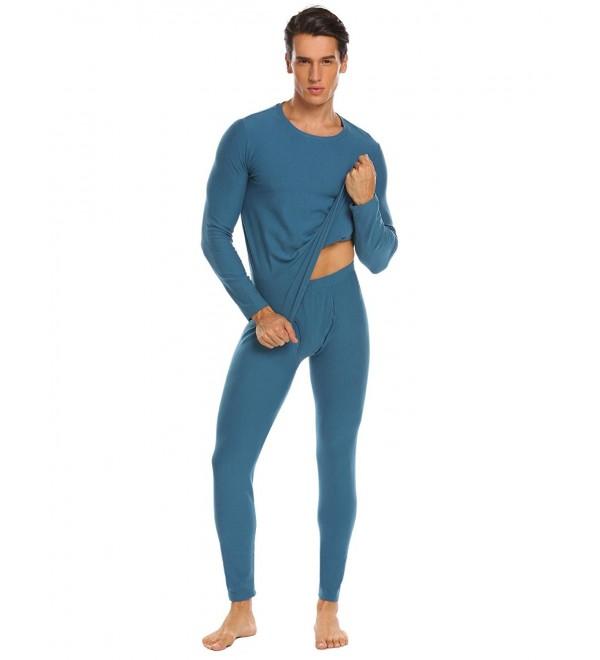 Ekouaer Cotton Thermal Underwear Fleece