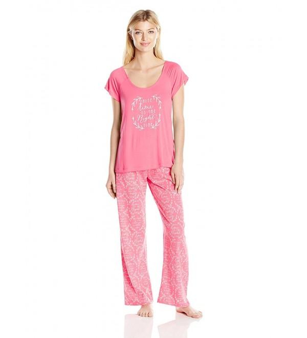 HUE Womens Pajama Ocean Medium