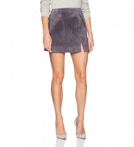 Blank Womens Suede Skirt Gazer