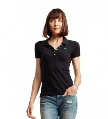 Aeropostale Womens Piqu Shirt Black