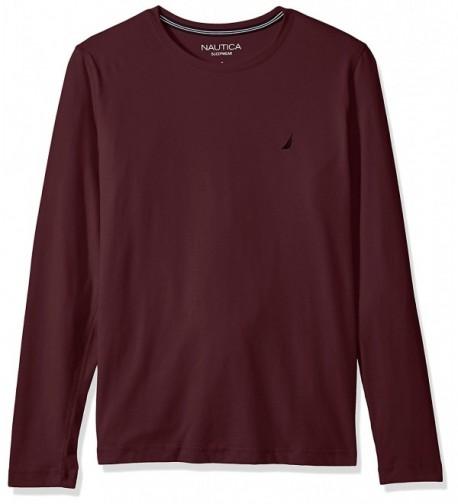 Nautica Sleeve Sleep Burgundy Large