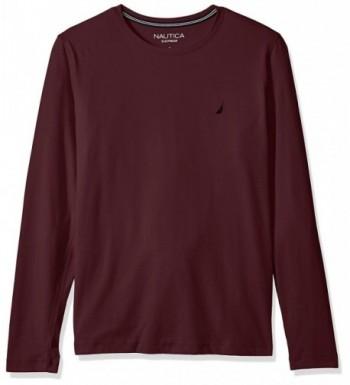 Nautica Sleeve Sleep Burgundy Large