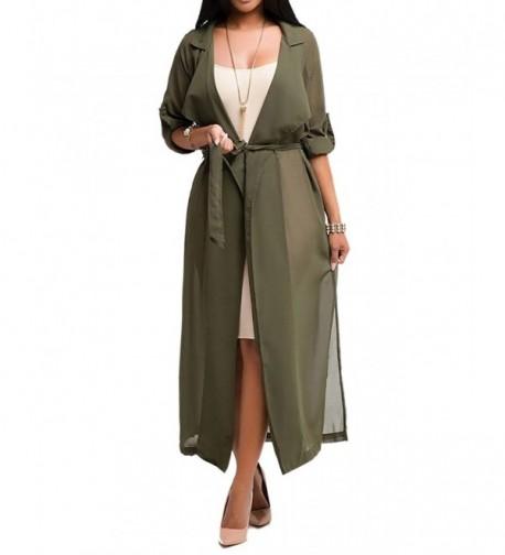 Womens Sleeve Lightweight Chiffon Cardigan