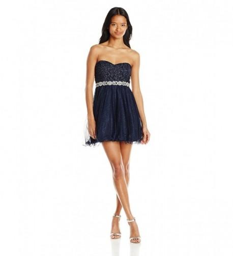 City Triangles Juniors Strapless Tulle