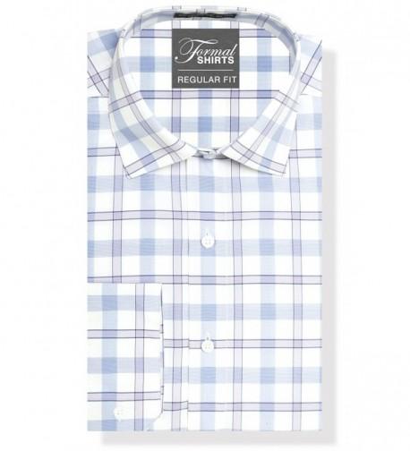 Formal Shirts Regular Plaid Tuxedo