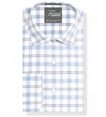 Formal Shirts Regular Plaid Tuxedo