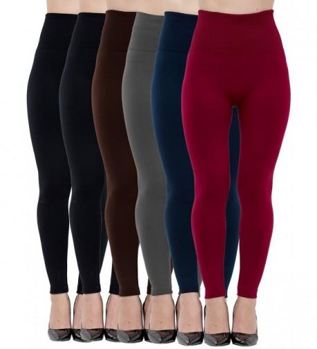 Fleece Lined Leggings Elastic Slimming