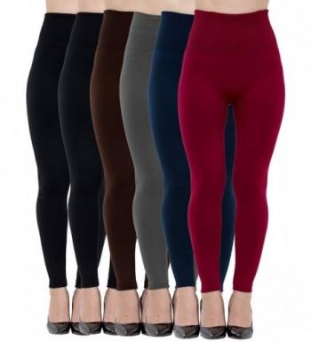 Fleece Lined Leggings Elastic Slimming