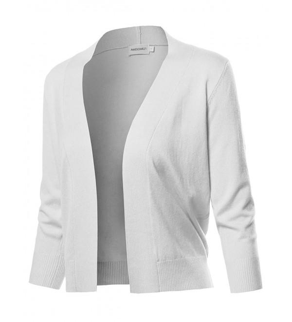 Awesome21 Stretch Sleeve Bolero Cardigan