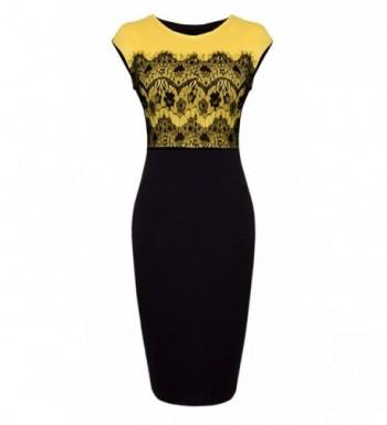 HOMEYEE Voguish Colorblock Splicing Bodycon