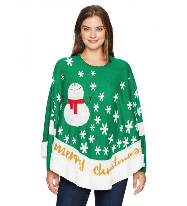 Allison Brittney Womens Christmas Sleeve