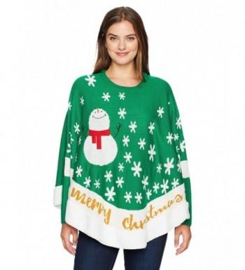 Allison Brittney Womens Christmas Sleeve