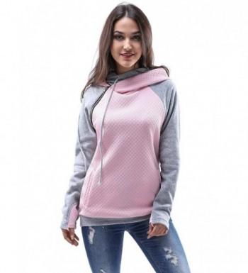 Fancyqube Womens Quilted Oblique Sweatshirt