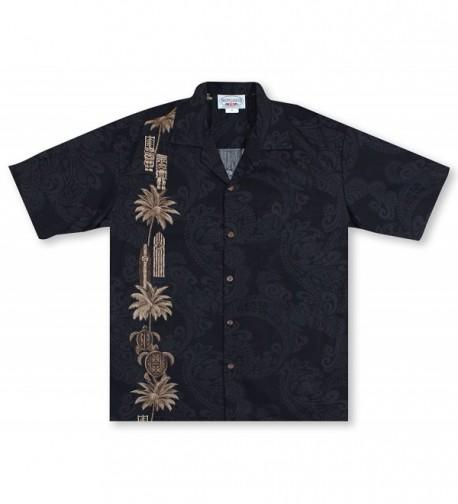 Hawaiian Panel Aloha Shirt 444 3757