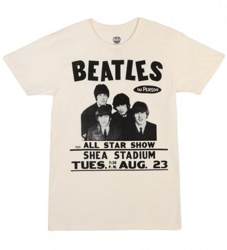 Beatles Stadium Adult Tee Cream Small