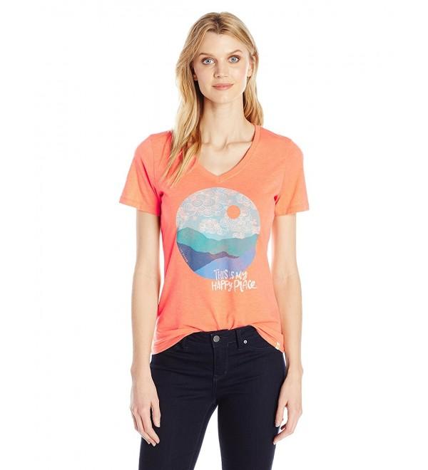 Life Womens Happy Tropical Orange