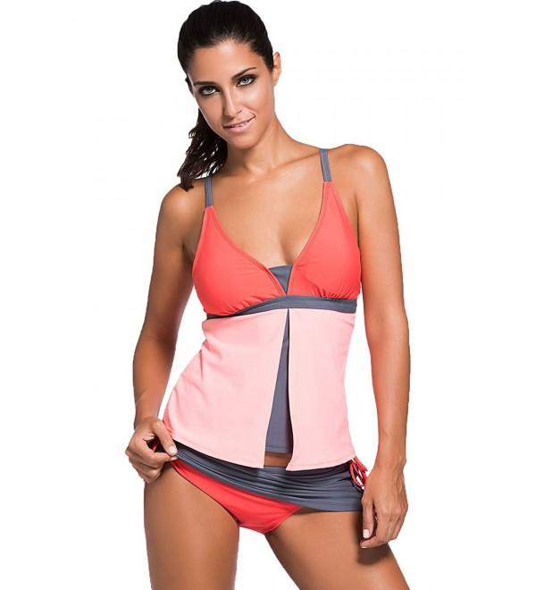 Chase Secret Colorblock Tankini Swimsuit