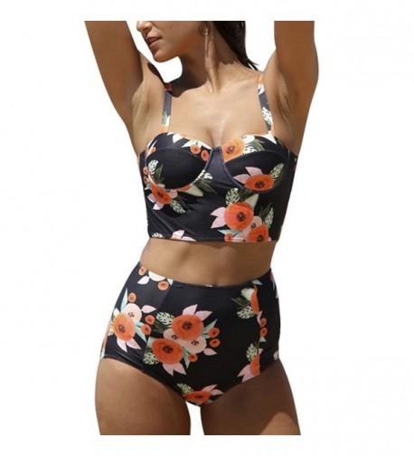 Happybai Waisted Bathing Swimsuit Swimwear