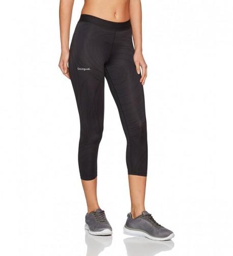 Desigual Womens Sport Capri Essential