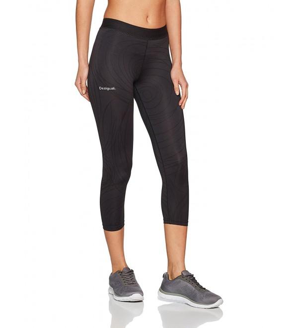 Desigual Womens Sport Capri Essential