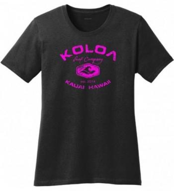 Koloa Surf Ladies Cotton T Shirt M Black
