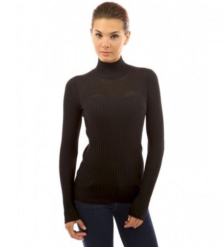 PattyBoutik Womens Turtleneck Sweetheart Sweater