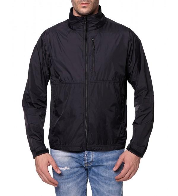 Trailside Supply Co. Men's Standard Water-Resistant Nylon Windbreaker ...