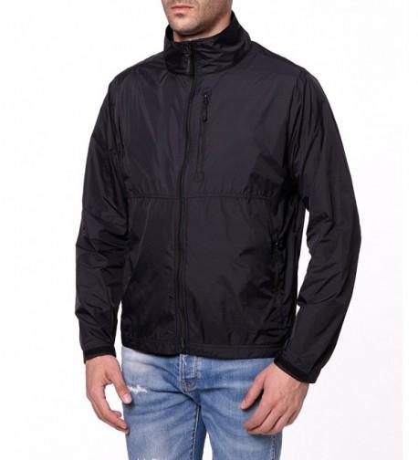 Trailside Supply Co. Men's Standard Water-Resistant Nylon Windbreaker ...