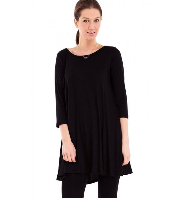 Black Ladies Flared Casual Sleeve