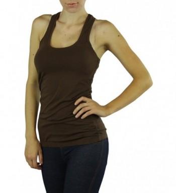 ToBeInStyle Womens Racerback Scoopneck Banded