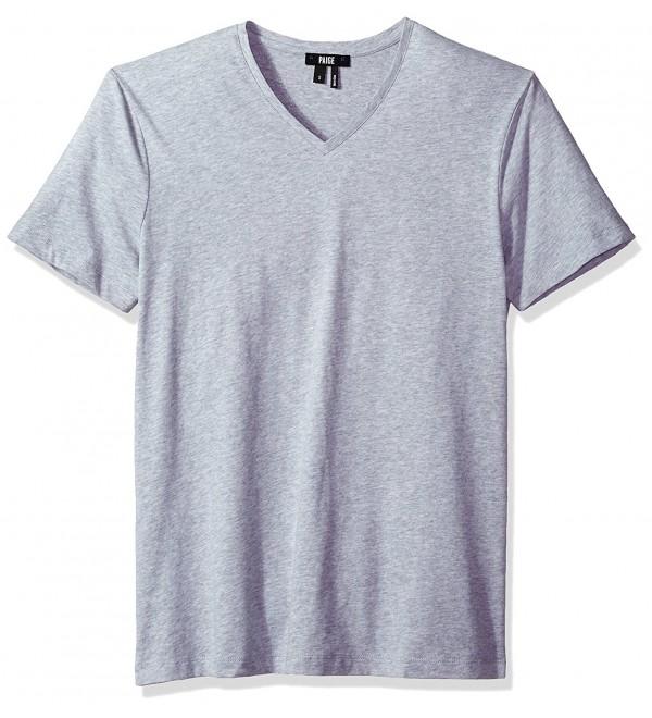 PAIGE Grayson Cotton V Neck Heather