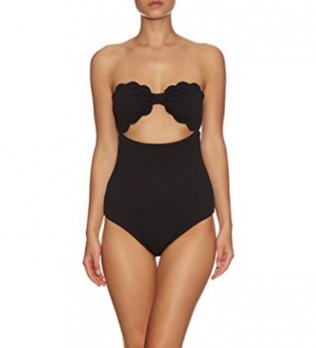Holly Black Scallop Shell Swimsuit