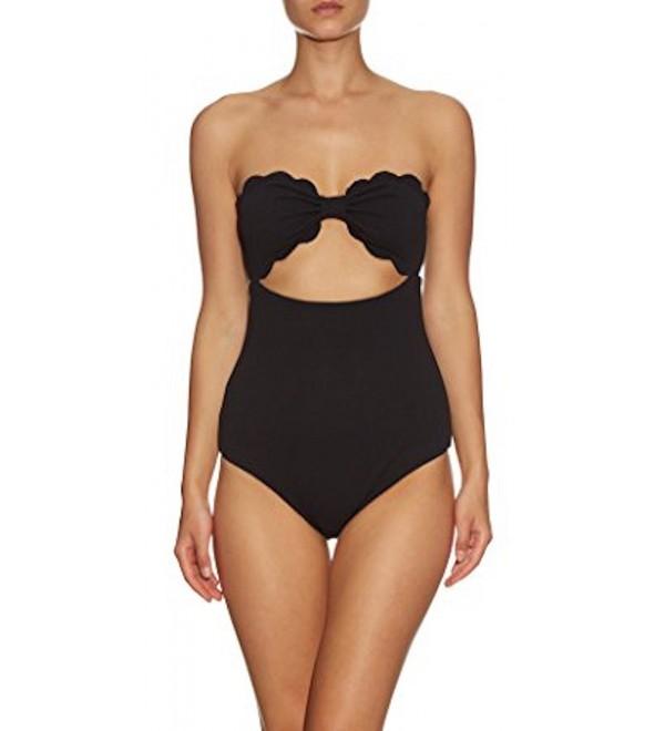 Holly Black Scallop Shell Swimsuit