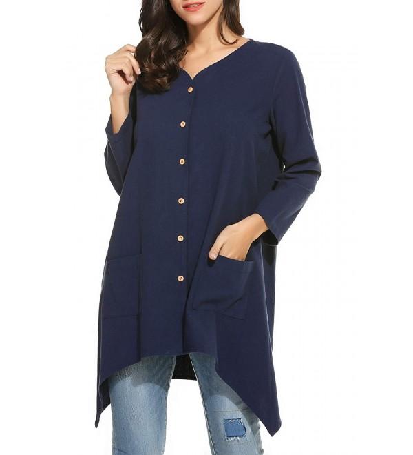 Beyove Womens Button Blouses Cardigan