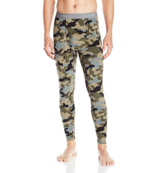 Men's Premium Stretch Fleece Baselayer Bottom - Urban Camo - CM12K5FKFUB