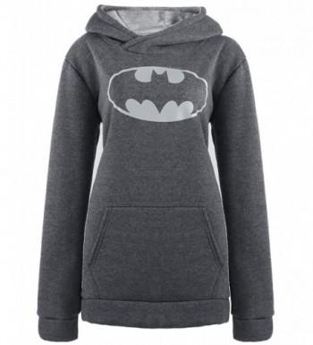 Jubileens Womens Batman Kangaroo Sweatshirt