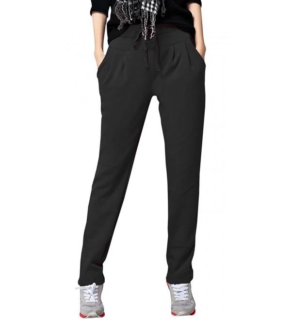 LATUD Womens Sweatpants Drawstrings X Large