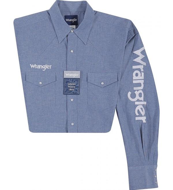 Wrangler Indigo Western Shirt Large