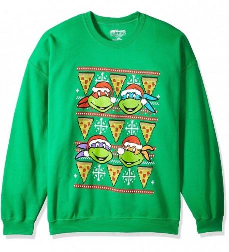 Nickelodeon Pizza Christmas Sweatshirt Medium