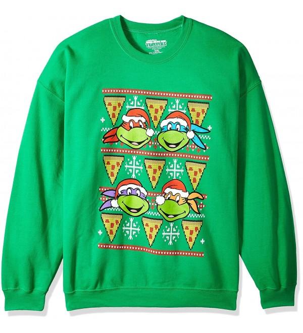 Nickelodeon Pizza Christmas Sweatshirt Medium