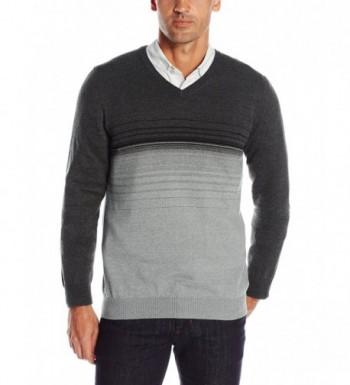 Van Heusen Stripe V Neck Sweater