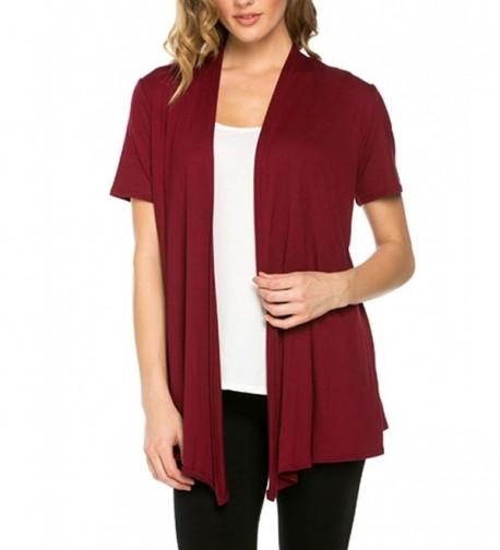 12 Ami Cardigan Burgundy Large