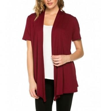 12 Ami Cardigan Burgundy Large