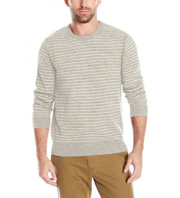 Nautica Cotton Striped Sweater Limestone