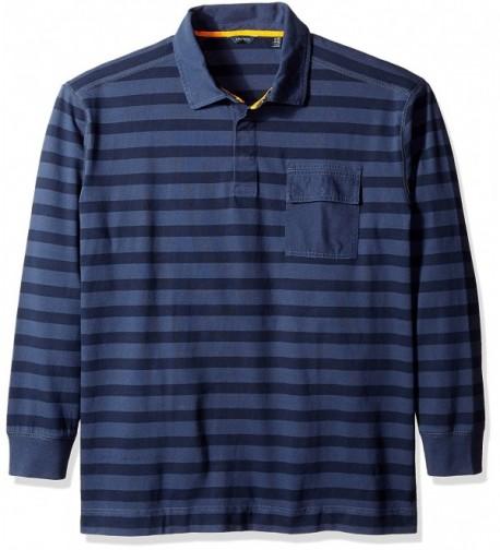 Nautica Striped Sleeve Indigo 4X Large