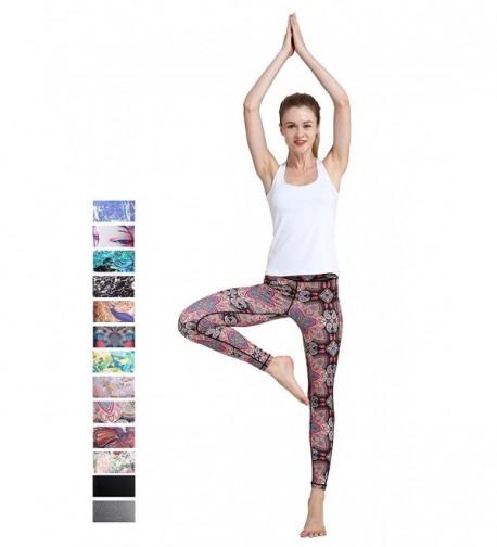 FINEMORE Printed Stretchy Pilates Leggings