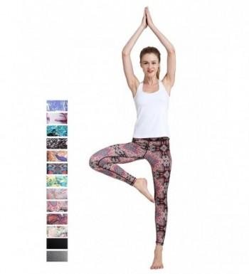 FINEMORE Printed Stretchy Pilates Leggings